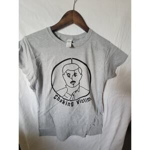 Chocking Victim  band  t shirt size Ladies   xl sport gray